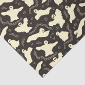 Creamy Ghosts - Halloween patroon. Tissuepapier (Detail)