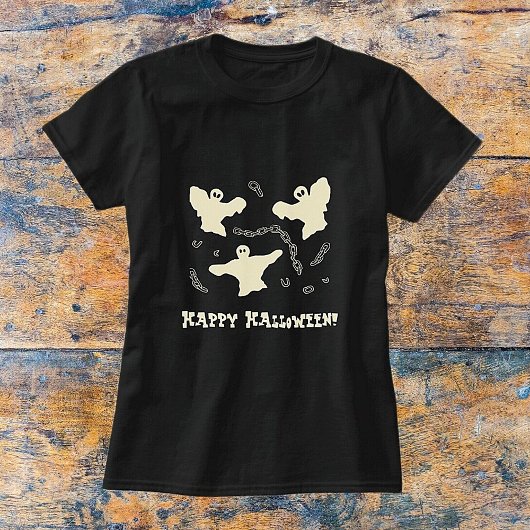 Creamy Ghosts - Happy Halloween! T-shirt