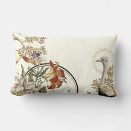 Creamy Ivory Artistic Tiger Lily Floral Design Kussen