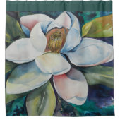 Creamy Magnolia Flower  Douchegordijn (Voorkant)