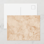 Creamy Marble Texture Briefkaart (Voorkant / Achterkant)
