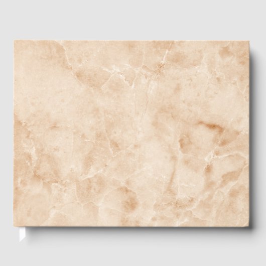 Creamy Marble Texture Gastenboek (Voorkant)