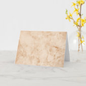 Creamy Marble Texture Kaart (Gele Bloem)