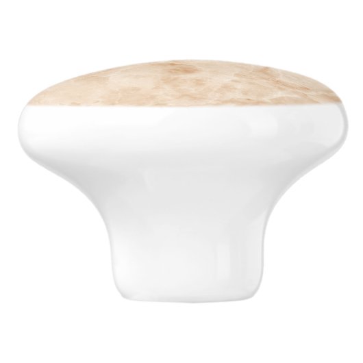 Creamy Marble Texture Keramische Knop (Zijkant)