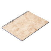 Creamy Marble Texture Notitieboek (Linkerzijde)