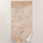 Creamy Marble Texture Strandlaken (Voorkant)