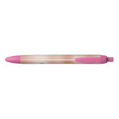 Creamy Peach Roos Blush Gold Dream Glitter Zwarte Inkt Pen (Achterkant)