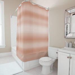 Creamy Peach Roos Blush Ombre Douchegordijn
