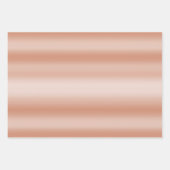 Creamy Peach Roos Blush Ombre Inpakpapier Vel (Voorkant)