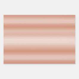 Creamy Peach Roos Blush Ombre Inpakpapier Vel