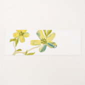 Creamy Petals by Lydia's Art Sangria Yogamat (Voorkant (horizontaal))