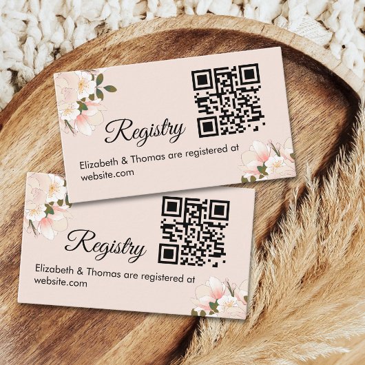 Creamy Rose Garden Bridal Celebration Informatiekaartje