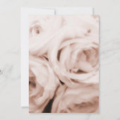 Creamy Soft Blush Roses Elegant Sweet 16 Kaart (Achterkant)