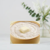 Creamy Southern Grits Recipe Briefkaart (Staand voorkant)