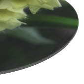 Creamy White Foxglove Flowers Snijplank (Hoek)