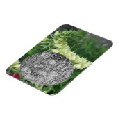 Creamy White Foxglove Flowers Voeg je foto toe Magneet (Linkerzijde)