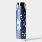 Crease Police Hockey Doelman Netbewaker Waterfles (Voorkant)