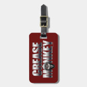 Creaseaap (Hockey Goalie) Bagagelabel (Voorkant verticaal)