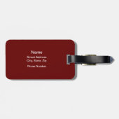 Creaseaap (Hockey Goalie) Bagagelabel (Achterkant horizontaal)