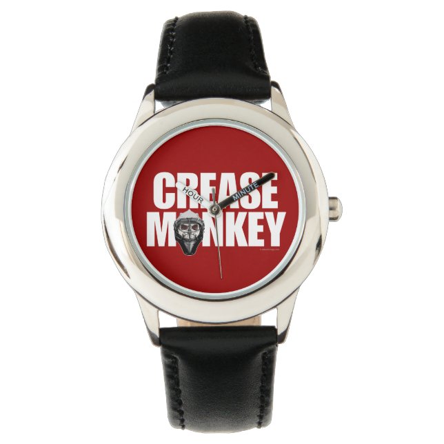Creaseaap (Hockey Goalie) Horloge (Voorkant)