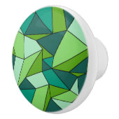"Creases" tinten groen Keramische Knop (Rechts)