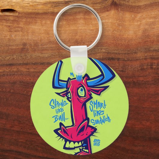 Creasy Bull. Sleutelhanger (Voorkant)