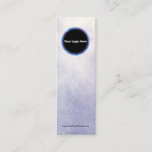 Creat Your Custom Logo Earring Display Card  Mini Visitekaartje (Voorkant)