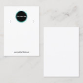Creat Your Custom Logo Earring Display Card Visitekaartje (Voorkant / Achterkant)