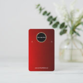 Creat Your Custom Logo Earring Display Card  Visitekaartje (Staand voorkant)