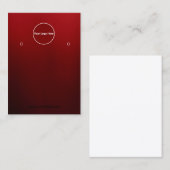 Creat Your Custom Logo Earring Display Card Visitekaartje (Voorkant / Achterkant)
