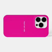 Creat Your Own Megenta Invitation Postcard iPhone Hoesje (Achterkant horizontaal)