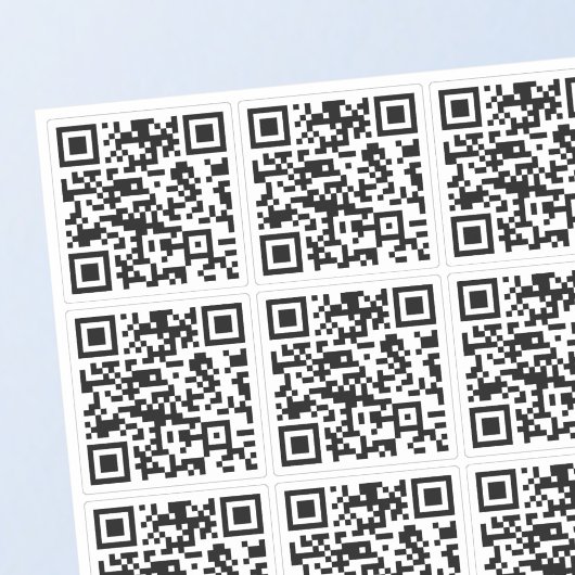 Create 9 Scannable QR Codes | Transparent Sticker
