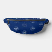 Create a Custom Navy Fanny Pack with Logo Pattern Heuptasje (Liggend)