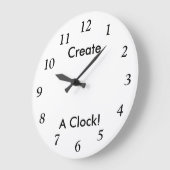 Create A Personalized Clock. Grote Klok (Hoek)