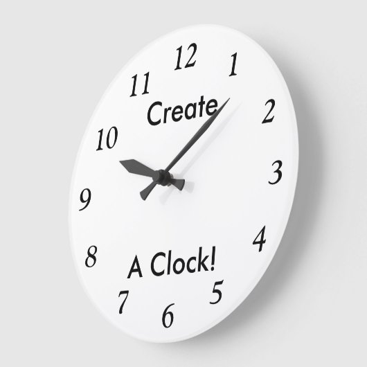 Create A Personalized Clock. Grote Klok (Hoek)