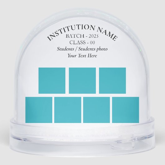 Create a snow globe of your batch sneeuwbol (Achterkant)