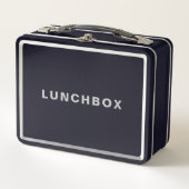 Create a Unique Lunchbox with Your Text (Voorkant)