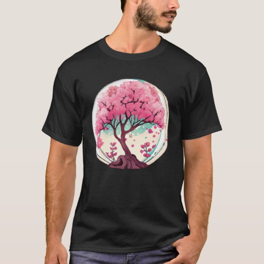 Create an Ambiance of Renewal with this Cherry Blo T-shirt (Voorkant)