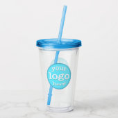 Create Custom Business Company Event Logo Promo Acryl Drinkbeker (Achterkant)