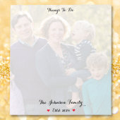 Create Custom Family Photo Year To Do List Notepad Notitieblok