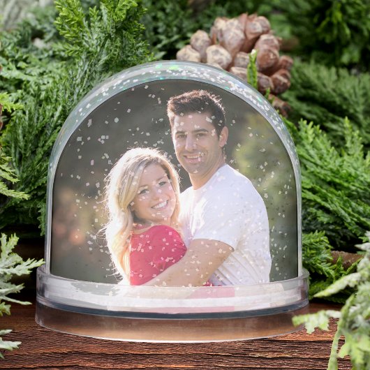 Create Custom Personalized Couple Photo Snow Globe Sneeuwbol