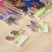 Create Custom Personalized Family Kids Pets Photo Legpuzzel (Zijkant)