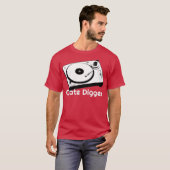 Create Digger Record Verzamelen Vinyl DJ Analogon T-shirt (Voorkant volledig)