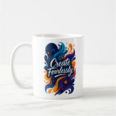 Create Fearlessly – SvietWorks Inspirational Mug Koffiemok (Links)