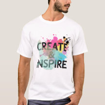 Create & Inspire Splash – Artistieke Motivatie T-s
