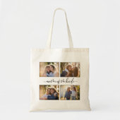 Create Personalized Photo Collage Mother of Bride Tote Bag (Voorkant)