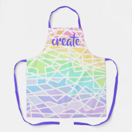 Create Rainbow Apron Schort