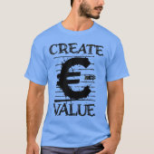 Create Value Typography – Minimal Luxury Streetwea T-shirt (Voorkant)
