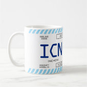 Create Your Boarding Pass Mug for Travel Fans Koffiemok (Links)
