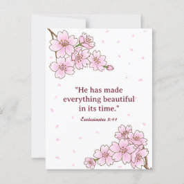 Create Your Desired Bible Art Floral Postcard  Briefkaart